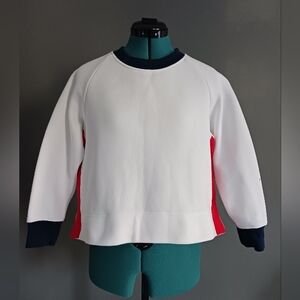 Tuckernuck Americana Scubba White Lulover, Sweatshirt Size XS